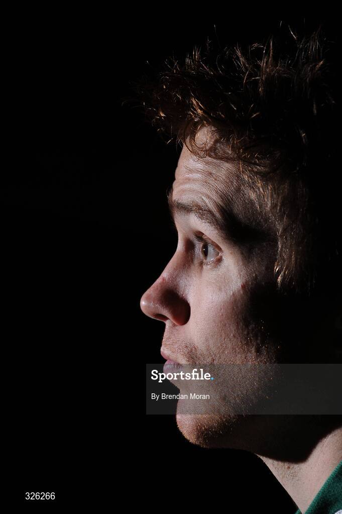 4 November 2008; Scrum-half Eoin Reddan during an Ireland Rugby Media Conference. Fitzpatrick's Castle Hotel, Killiney, Dublin. Picture credit: Brendan Moran / SPORTSFILE