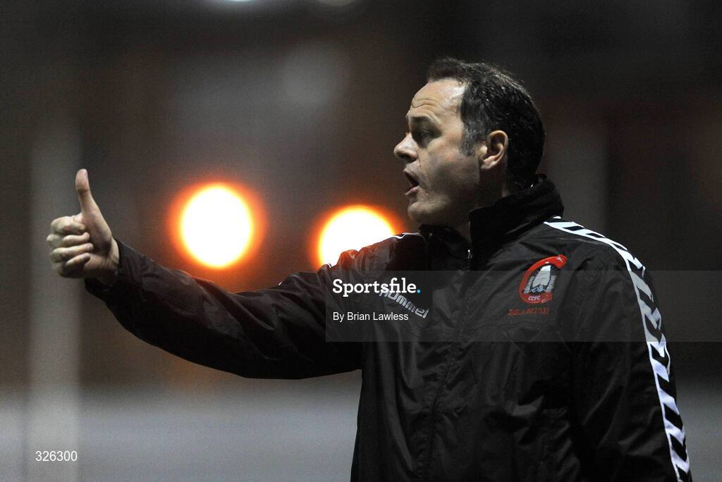 4 November 2008; Cork City manager Alan Mathews. eircom League of Ireland Premier Division, St. Patricks Athletic v Cork City, Richmond Park, Dublin. Picture credit: Brian Lawless / SPORTSFILE
