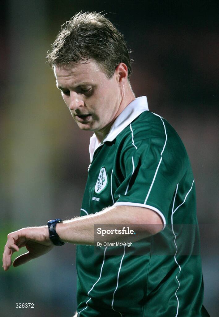 27 August 2008; Referee David Keane. Pre-season Friendly, Ulster v Worcester, Ravenhill Park, Belfast. Picture credit: Oliver McVeigh / SPORTSFILE