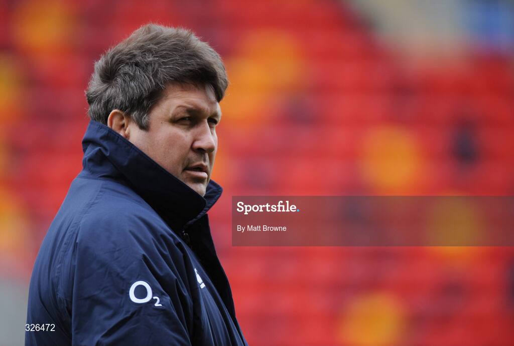 7 November 2008; Forwards coach Gert Smal during Ireland rugby squad Captain's Run. Thomond Park, Limerick. Picture credit: Matt Browne / SPORTSFILE