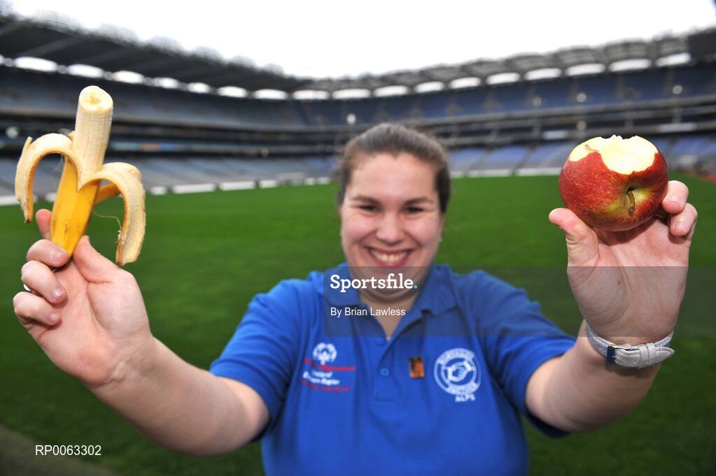 6 November 2008; Special Olympics Athlete Lynn Conroy at the Special Olympics Ireland launch of their new Health Promotion Programme in Croke Park, the aim of the Programme, which is supported by the Daughters of Charity Service and the Health Service Executive, is to develop a pack of health promotion resources to be used by people with intellectual disabilities. Croke Park, Dublin. Picture credit: Brian Lawless / SPORTSFILE