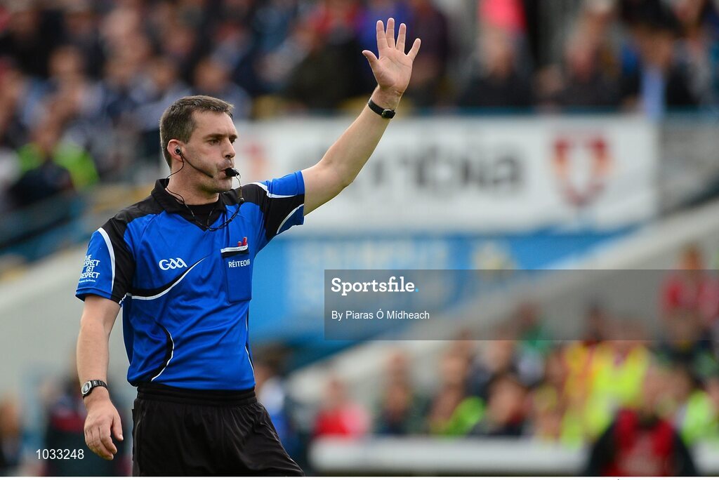 26 July 2015; Referee James Owens. GAA Hurling All-Ireland Senior Championship, Quarter-Final, Galway v Cork. Semple Stadium, Thurles, Co. Tipperary. Picture credit: Piaras Ó Mídheach / SPORTSFILE
