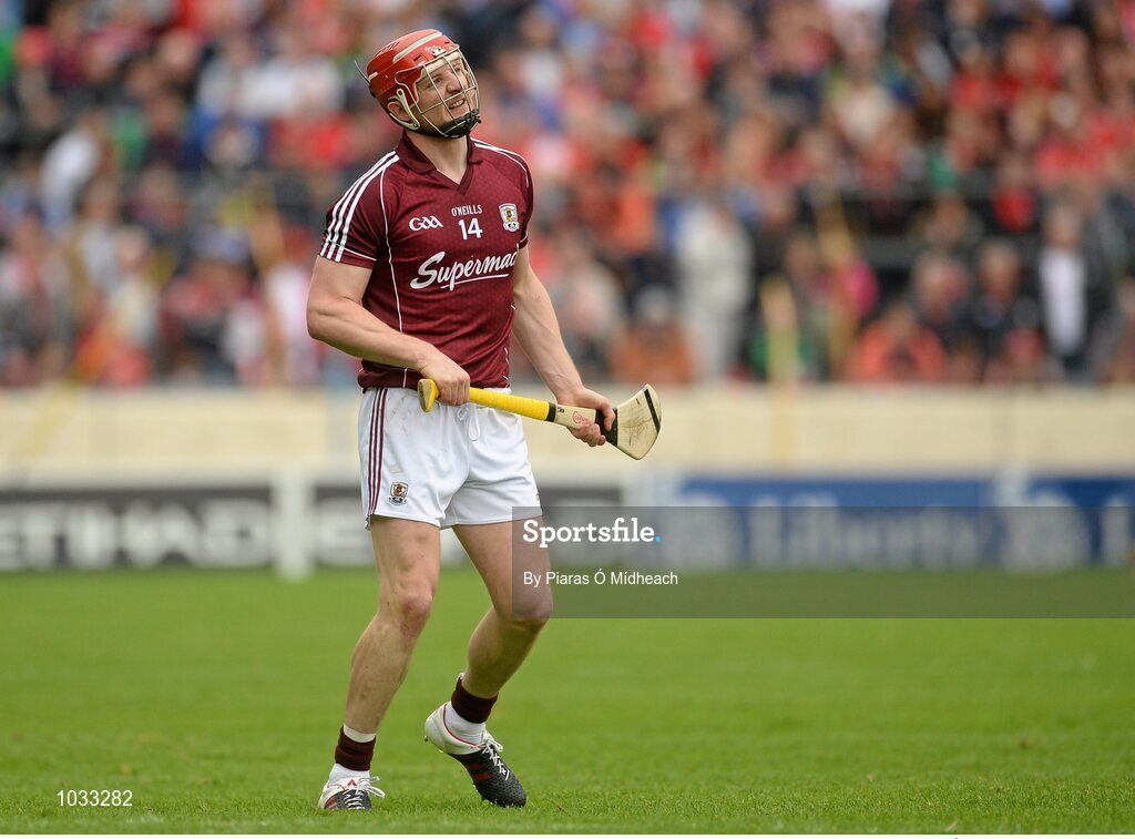 26 July 2015; Joe Canning, Galway, reacts after a missed chance. GAA Hurling All-Ireland Senior Championship, Quarter-Final, Galway v Cork. Semple Stadium, Thurles, Co. Tipperary. Picture credit: Piaras Ó Mídheach / SPORTSFILE