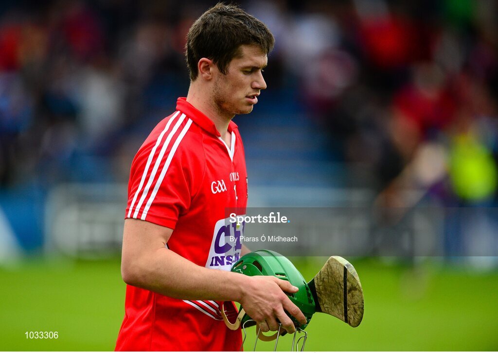 26 July 2015; Cork's Séamus Harnedy dejected after the game. GAA Hurling All-Ireland Senior Championship, Quarter-Final, Galway v Cork. Semple Stadium, Thurles, Co. Tipperary. Picture credit: Piaras Ó Mídheach / SPORTSFILE