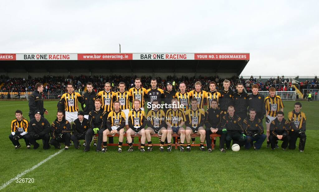 9 November 2008; The Crossmaglen Rangers squad. AIB Ulster Senior Club Football Championship quarter-final, Crossmaglen Rangers v St Patrick's, St Oliver Plunkett Park, Crossmaglen, Co. Armagh. Picture credit: Oliver McVeigh / SPORTSFILE
