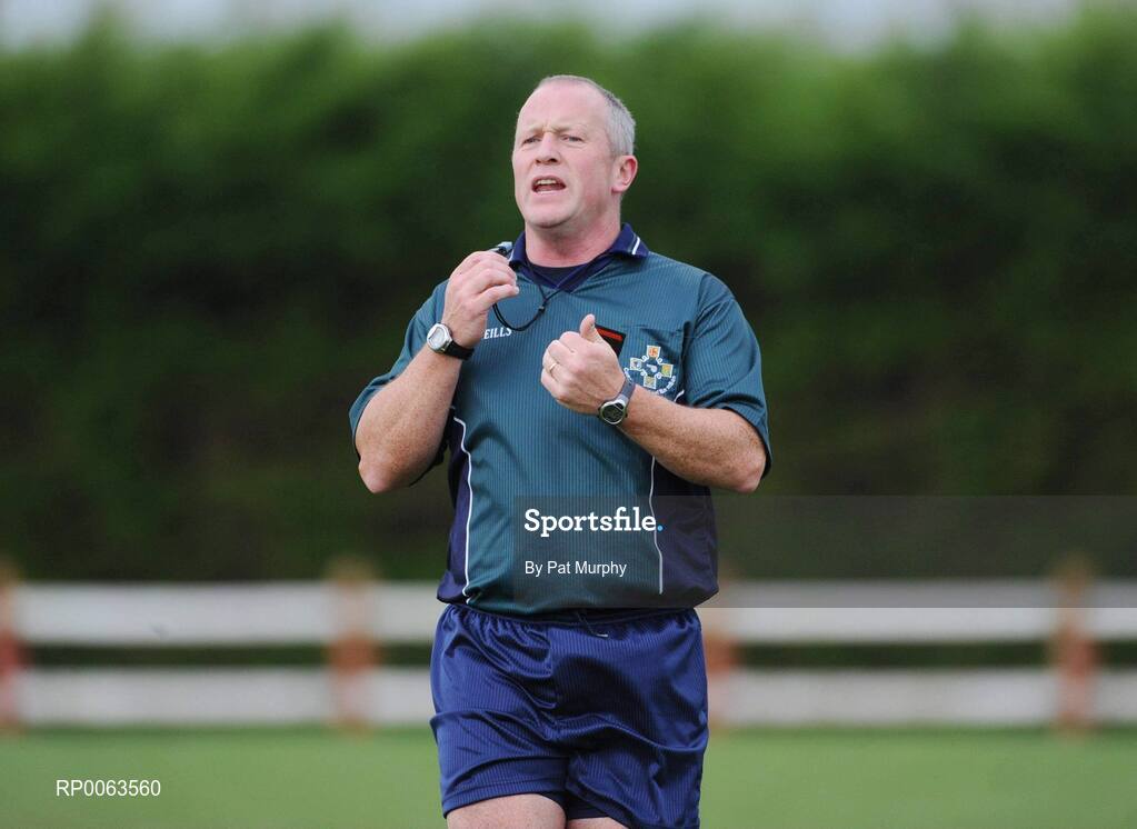 9 November 2008; Keith Delahunty, referee. Vhi Healthcare All-Ireland Senior Club semi-final, Carnacon, Mayo v Donaghmoyne, Monaghan, Ray Prendergast Memorial Park, Clogher, Mayo. Picture credit: Pat Murphy / SPORTSFILE