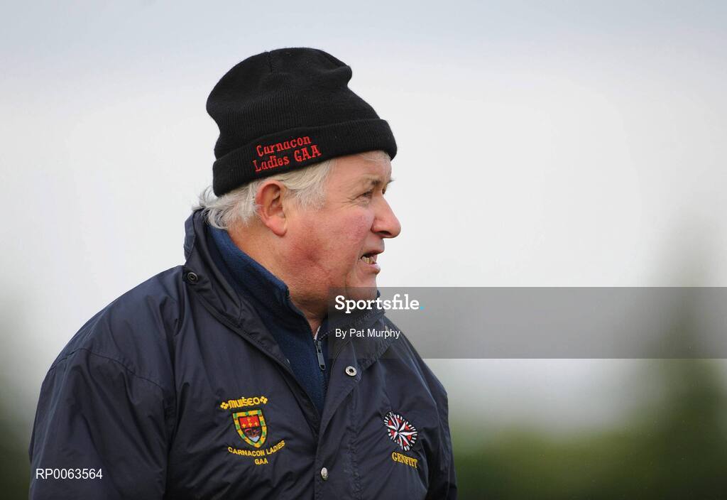 9 November 2008; Jimmy Corbett, Carnacon manager. Vhi Healthcare All-Ireland Senior Club semi-final, Carnacon, Mayo v Donaghmoyne, Monaghan, Ray Prendergast Memorial Park, Clogher, Mayo. Picture credit: Pat Murphy / SPORTSFILE