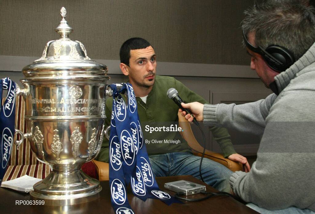 11 November 2008; Mark Farren, Derry City, during an FAI Ford Cup Final Media Day. City Hotel, Derry. Picture credit: Oliver McVeigh / SPORTSFILE