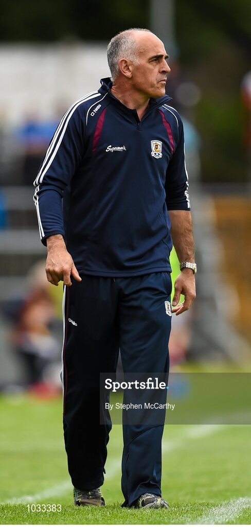 26 July 2015; Galway manager Anthony Cunningham. GAA Hurling All-Ireland Senior Championship, Quarter-Final, Galway v Cork. Semple Stadium, Thurles, Co. Tipperary. Picture credit: Stephen McCarthy / SPORTSFILE