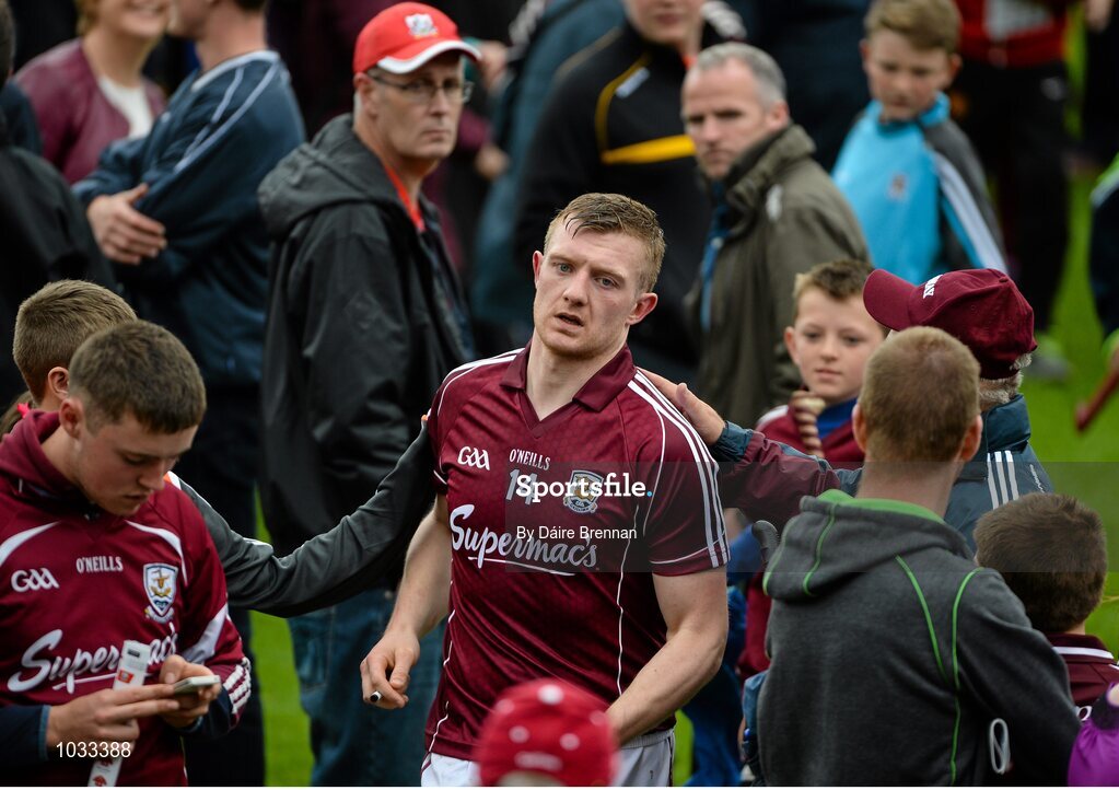 26 July 2015; Joe Canning, Galway, leaves the field after the game. GAA Hurling All-Ireland Senior Championship, Quarter-Final, Galway v Cork. Semple Stadium, Thurles, Co. Tipperary. Picture credit: Dáire Brennan / SPORTSFILE