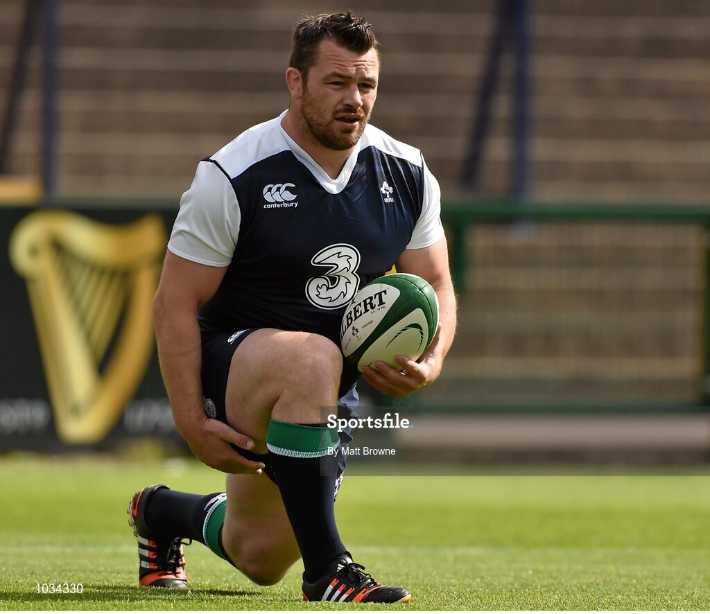 29 July 2015; Ireland's Cian Healy during squad training. Irish Independent Park, Cork. Picture credit: Matt Browne / SPORTSFILE