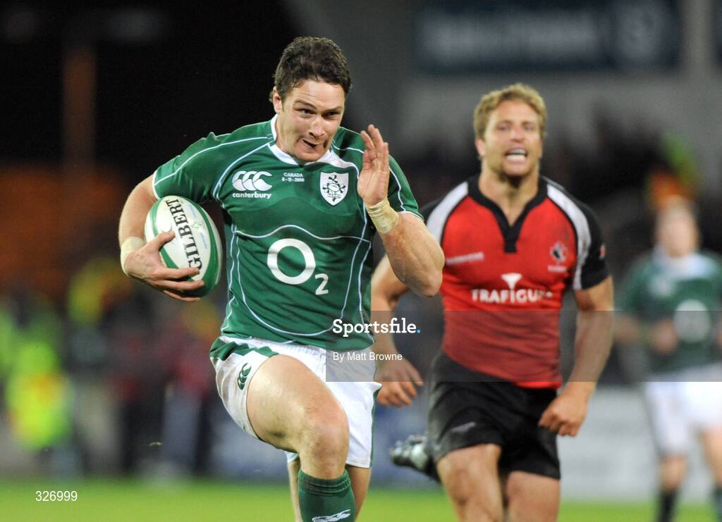 8 November 2008; David Wallace, Ireland. Guinness Autumn Internationals, Ireland v Canada, Thomond Park, Limerick. Picture credit: Matt Browne / SPORTSFILE