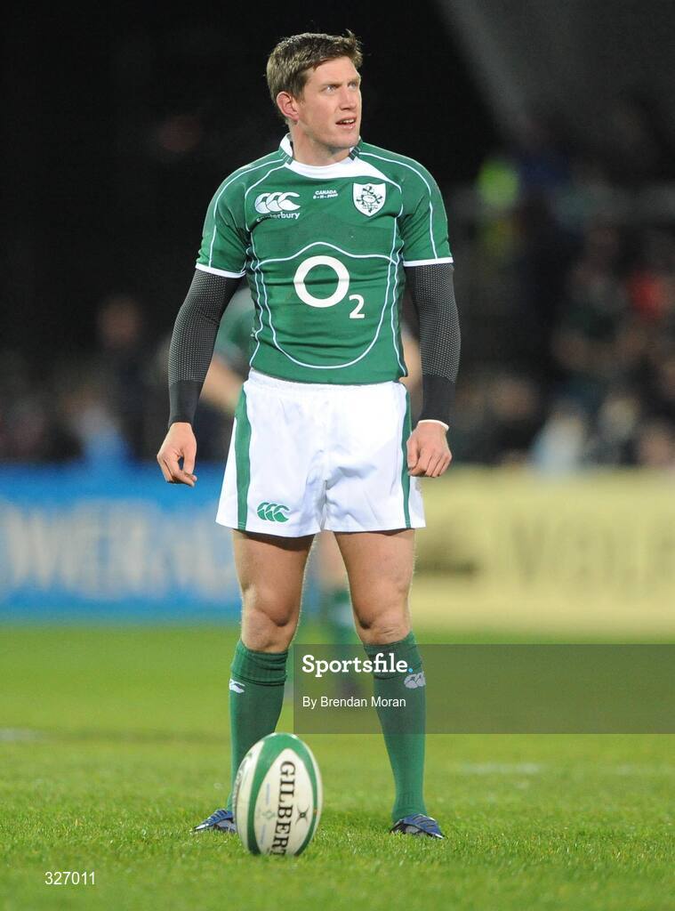 8 November 2008; Ronan O'Gara, Ireland. Guinness Autumn Internationals, Ireland v Canada, Thomond Park, Limerick. Picture credit: Brendan Moran / SPORTSFILE