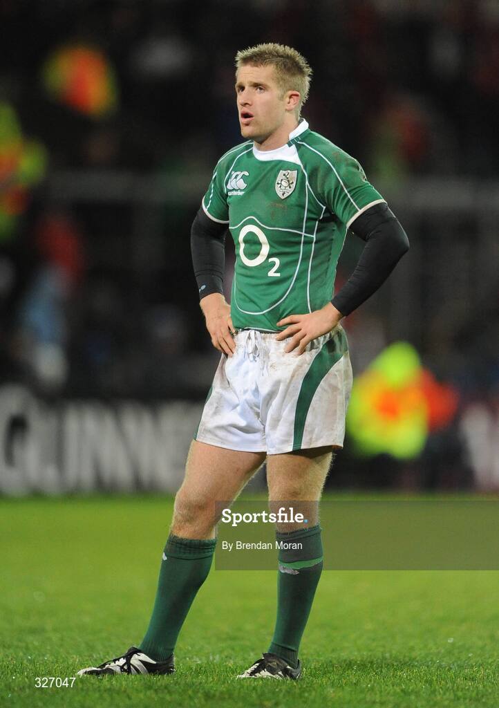 8 November 2008; Luke Fitzgerald, Ireland. Guinness Autumn Internationals, Ireland v Canada, Thomond Park, Limerick. Picture credit: Brendan Moran / SPORTSFILE