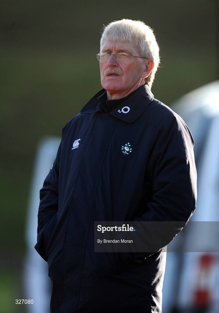 10 November 2008; Ireland team manager Paul McNaughton during rugby squad training. University of Limerick, Limerick. Picture credit: Brendan Moran / SPORTSFILE