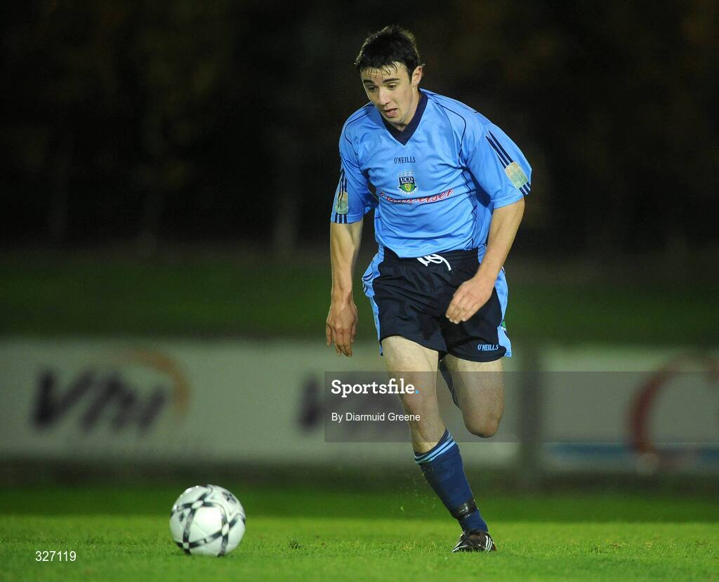 11 November 2008; Enda Stevens, UCD. A Championship Final, UCD v Bohemians, UCD Bowl, Dublin. Picture credit: Diarmuid Greene / SPORTSFILE