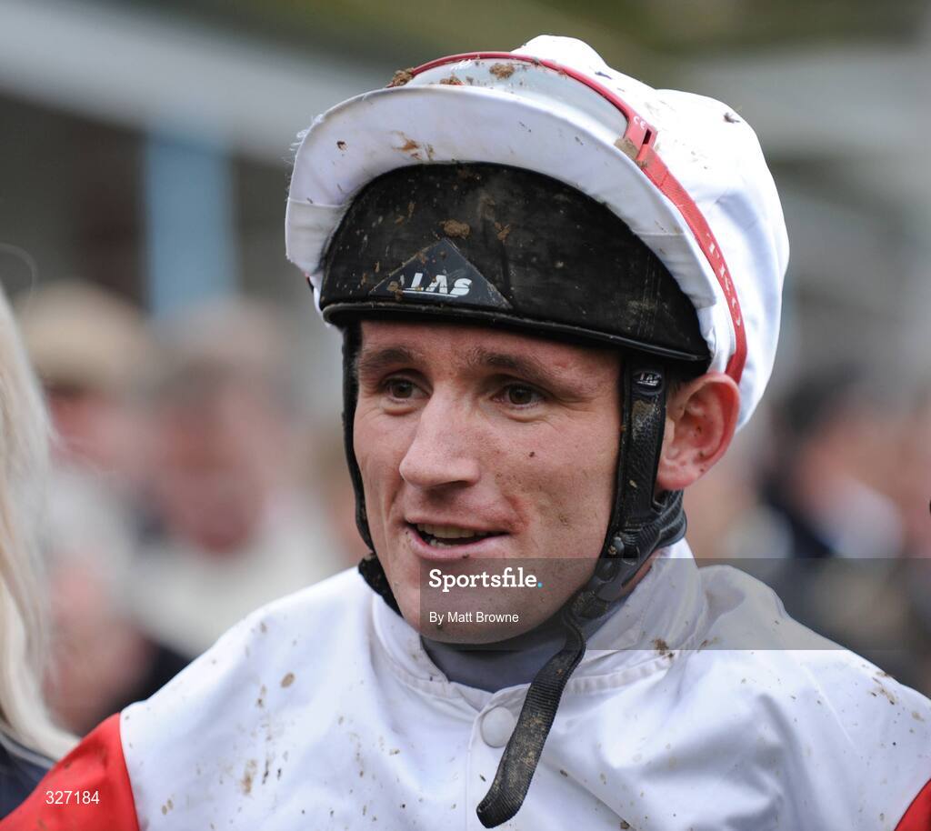 13 November 2008; Jockey John Cullen who won the Europrean Breeders Fund TA Morris Memorial Mares Steeplechase on Bohemian Lass. Clonmel racecourse, Clonmel, Co. Tipperary. Picture credit: Matt Browne / SPORTSFILE