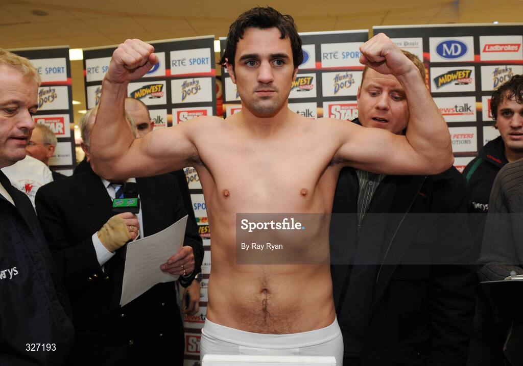 14 November 2008; Local man Henry Coyle at the pre fight weigh-in ahead of the Hunky Dory Fight Night this Saturday November 15th. Castlebar, Co. Mayo. Picture credit: Ray Ryan / SPORTSFILE