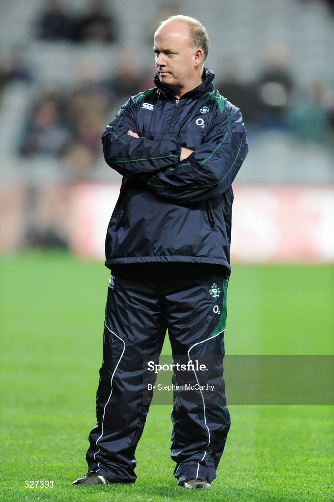 15 November 2008; Ireland head coach Declan Kidney. Guinness Autumn Internationals, Ireland v New Zealand, Croke Park, Dublin. Picture credit: Stephen McCarthy / SPORTSFILE