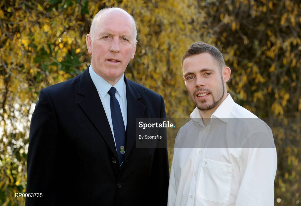 14 November 2008; UCD's Director of Sport Brian Mullins and olympic athlete Paul Oppermann, Dublin, at the announcement of the new UCD Scholarship recipients for 2008/2009, O'Reilly Hall, UCD. Photo by Sportsfile