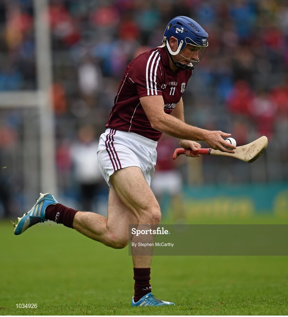26 July 2015; Cyril Donnellan, Galway. GAA Hurling All-Ireland Senior Championship, Quarter-Final, Galway v Cork. Semple Stadium, Thurles, Co. Tipperary. Picture credit: Stephen McCarthy / SPORTSFILE