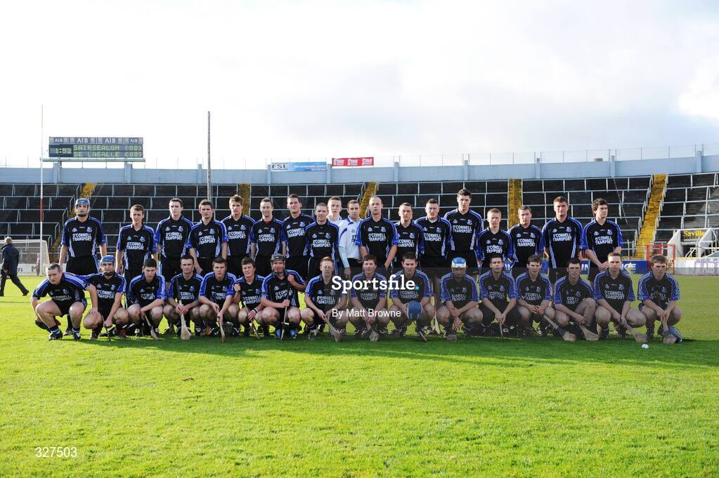 16 November 2008; The Sarsfields squad. AIB Munster Senior Club Hurling Championship Semi-Final, Sarsfields v De La Salle, Pairc Ui Chaoimh, Cork. Picture credit: Matt Browne / SPORTSFILE