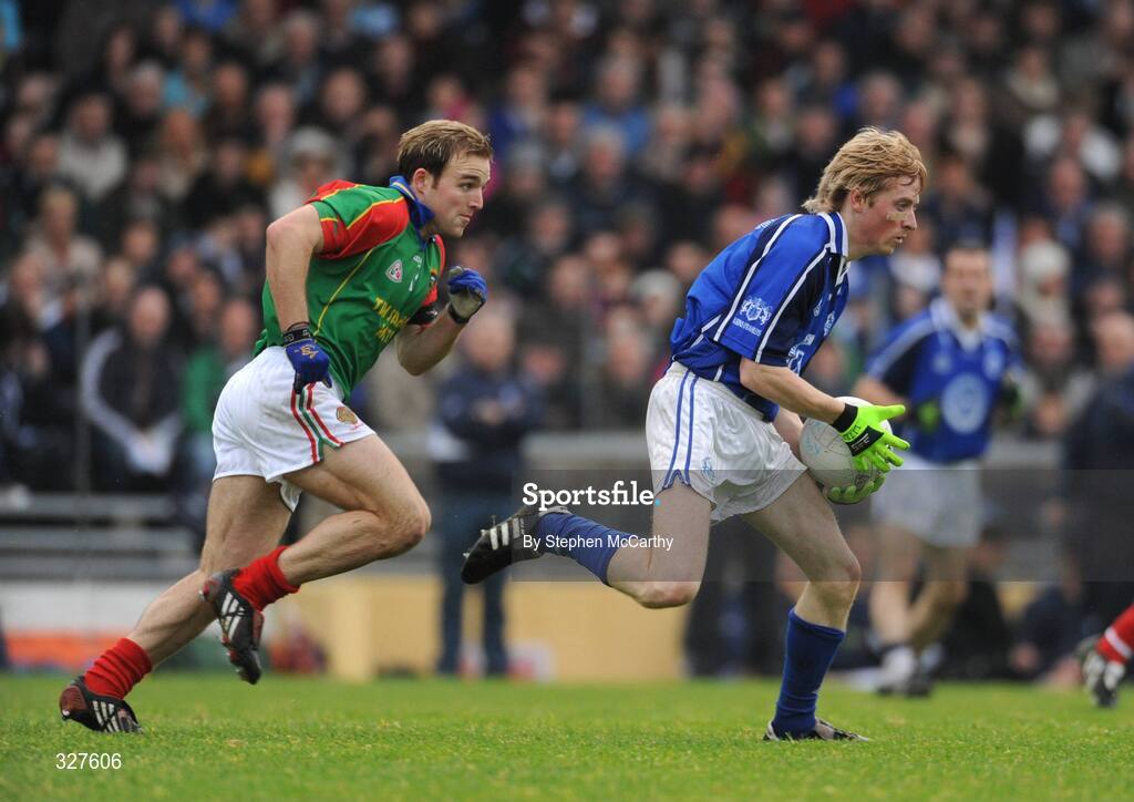 16 November 2008; Brendan Quill, Kerins O'Rahilly's, in action against Darren O'Sullivan, Mid Kerry. Kerry Senior Football Final, Kerins O'Rahilly's v Mid Kerry, Fitzgerald Stadium, Killarney, Co. Kerry. Picture credit: Stephen McCarthy / SPORTSFILE