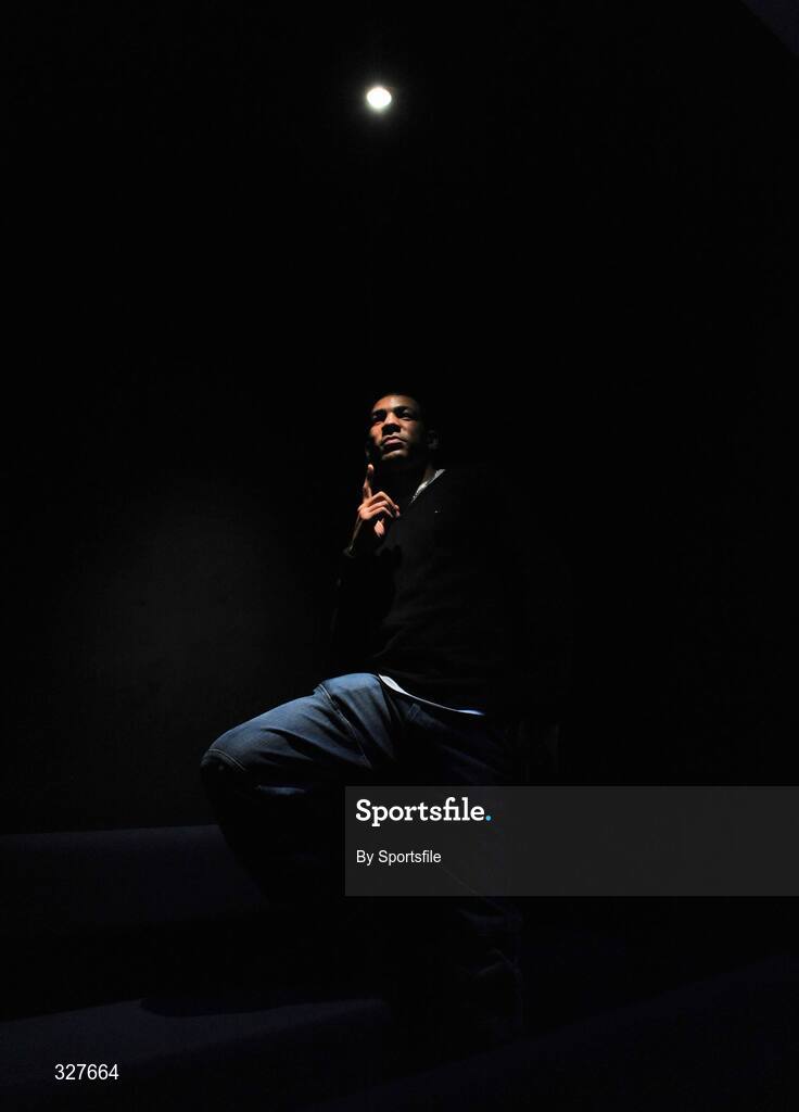 17 November 2008; Darren Sutherland after a press conference ahead of his professional debut in December. The Helix, DCU, Dublin. Photo by Sportsfile