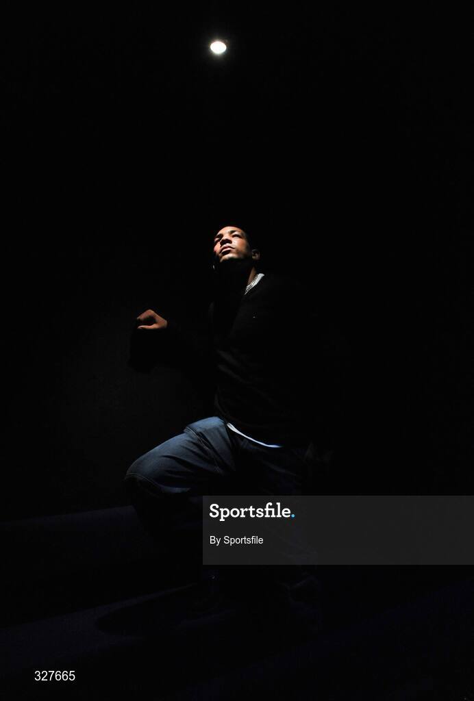 17 November 2008; Darren Sutherland after a press conference ahead of his professional debut in December. The Helix, DCU, Dublin. Photo by Sportsfile