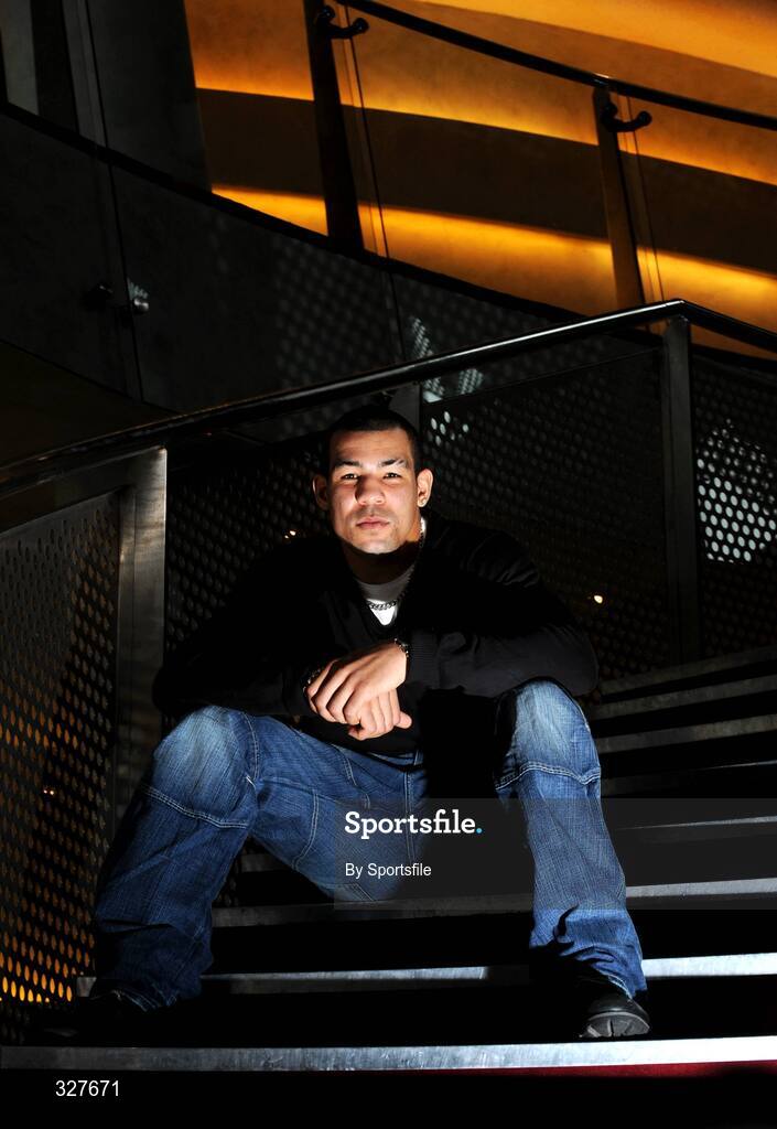 17 November 2008; Darren Sutherland prior to a press conference ahead of his professional debut in December. The Helix, DCU, Dublin. Photo by Sportsfile