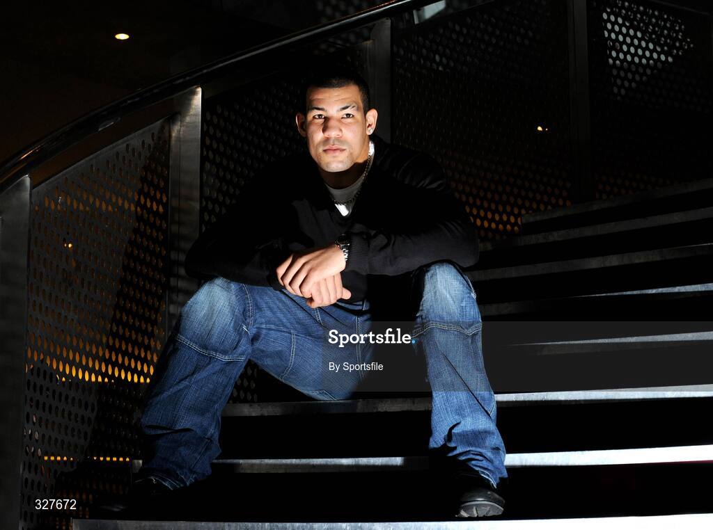 17 November 2008; Darren Sutherland prior to a press conference ahead of his professional debut in December. The Helix, DCU, Dublin. Photo by Sportsfile