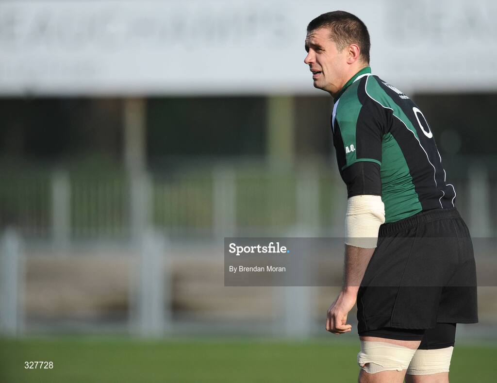 18 November 2008; Flanker Alan Quinlan during Ireland rugby squad training. Donnybrook Stadium, Dublin. Picture credit: Brendan Moran / SPORTSFILE