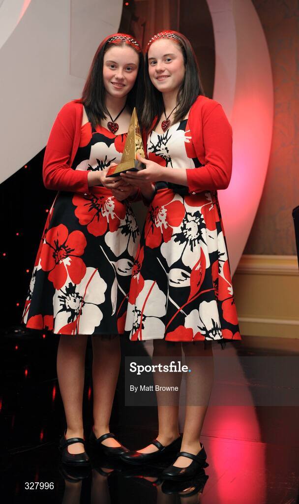 19 November 2008; Golfing sisters Leona and Lisa Maguire, who won the Young Sportstar Award, at the Texaco Sports Stars Awards. Four Seasons Hotel, Ballsbridge, Dublin. Picture credit: Matt Browne / SPORTSFILE