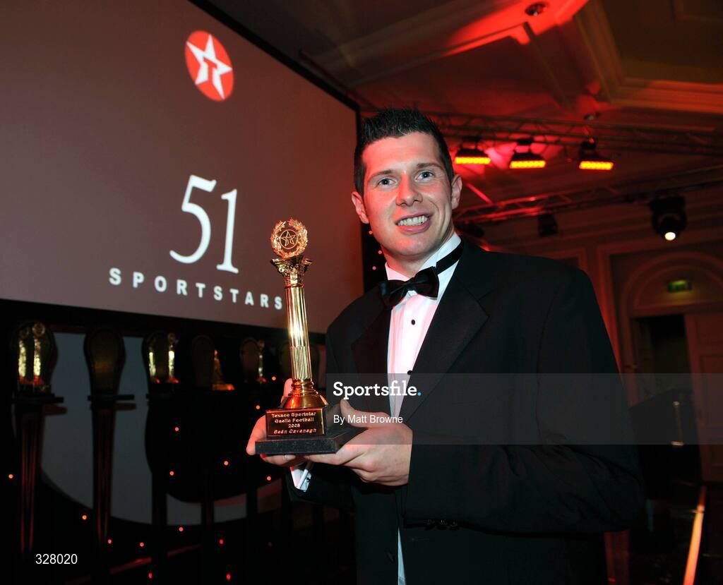 19 November 2008; Tyrone Gaelic footballer Sean Cavanagh at the Texaco Sports Stars Awards. Four Seasons Hotel, Ballsbridge, Dublin. Picture credit: Matt Browne / SPORTSFILE