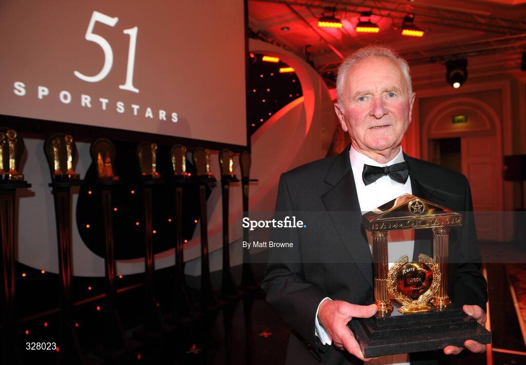 19 November 2008; Hall of Fame winner and former Manchester United player Harry Gregg at the Texaco Sports Stars Awards. Four Seasons Hotel, Ballsbridge, Dublin. Picture credit: Matt Browne / SPORTSFILE