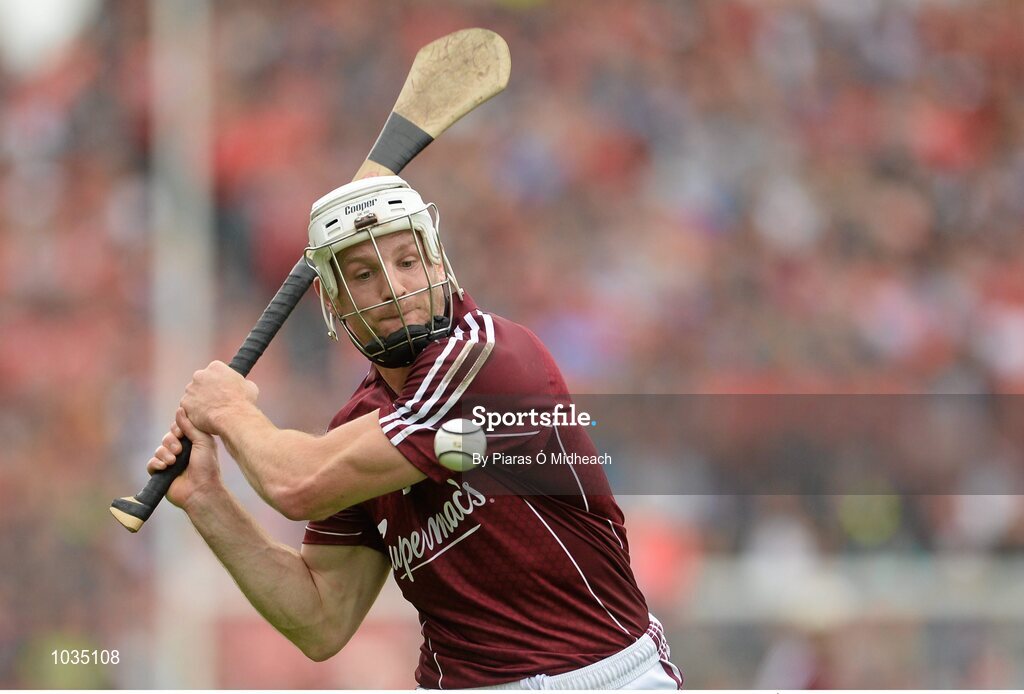26 July 2015; Andrew Smith, Galway. GAA Hurling All-Ireland Senior Championship, Quarter-Final, Galway v Cork. Semple Stadium, Thurles, Co. Tipperary. Picture credit: Piaras Ó Mídheach / SPORTSFILE
