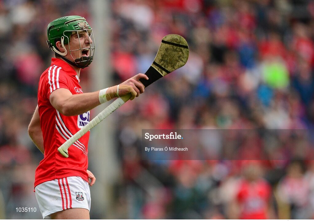 26 July 2015; Aidan Walsh, Cork. GAA Hurling All-Ireland Senior Championship, Quarter-Final, Galway v Cork. Semple Stadium, Thurles, Co. Tipperary. Picture credit: Piaras Ó Mídheach / SPORTSFILE