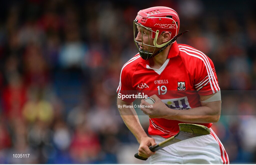 26 July 2015; Lorcán McLoughlin, Cork. GAA Hurling All-Ireland Senior Championship, Quarter-Final, Galway v Cork. Semple Stadium, Thurles, Co. Tipperary. Picture credit: Piaras Ó Mídheach / SPORTSFILE