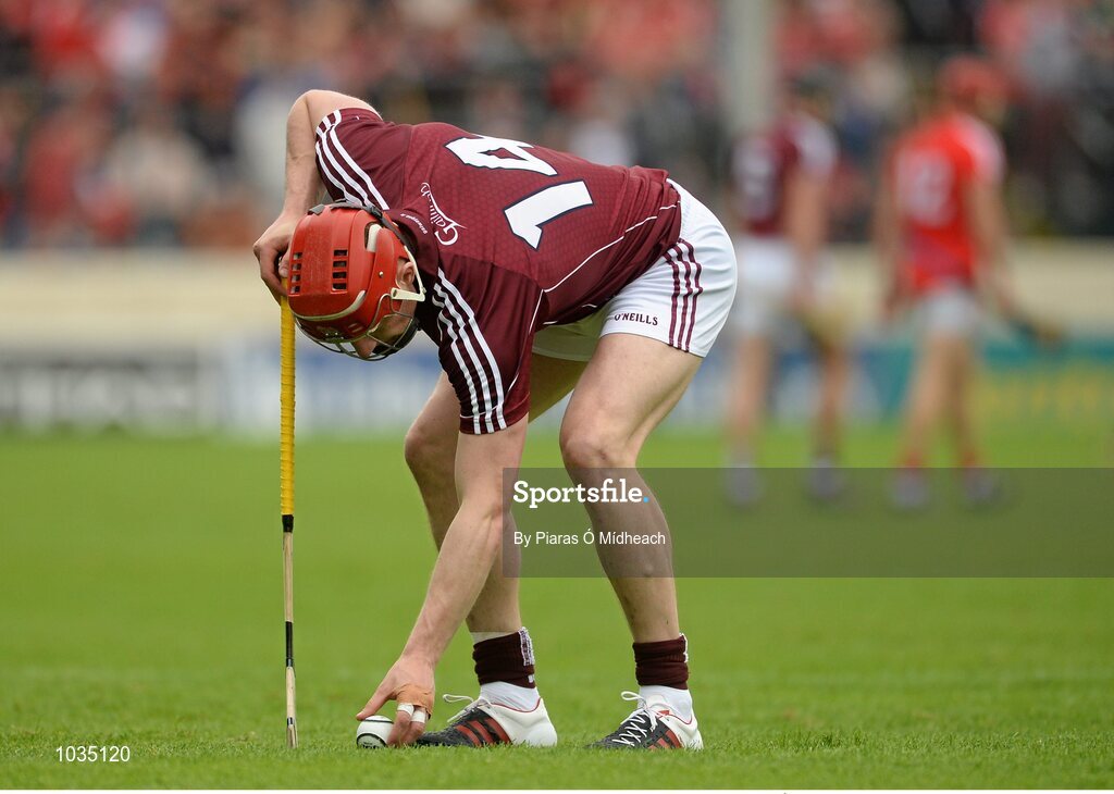 26 July 2015; Joe Canning, Galway. GAA Hurling All-Ireland Senior Championship, Quarter-Final, Galway v Cork. Semple Stadium, Thurles, Co. Tipperary. Picture credit: Piaras Ó Mídheach / SPORTSFILE