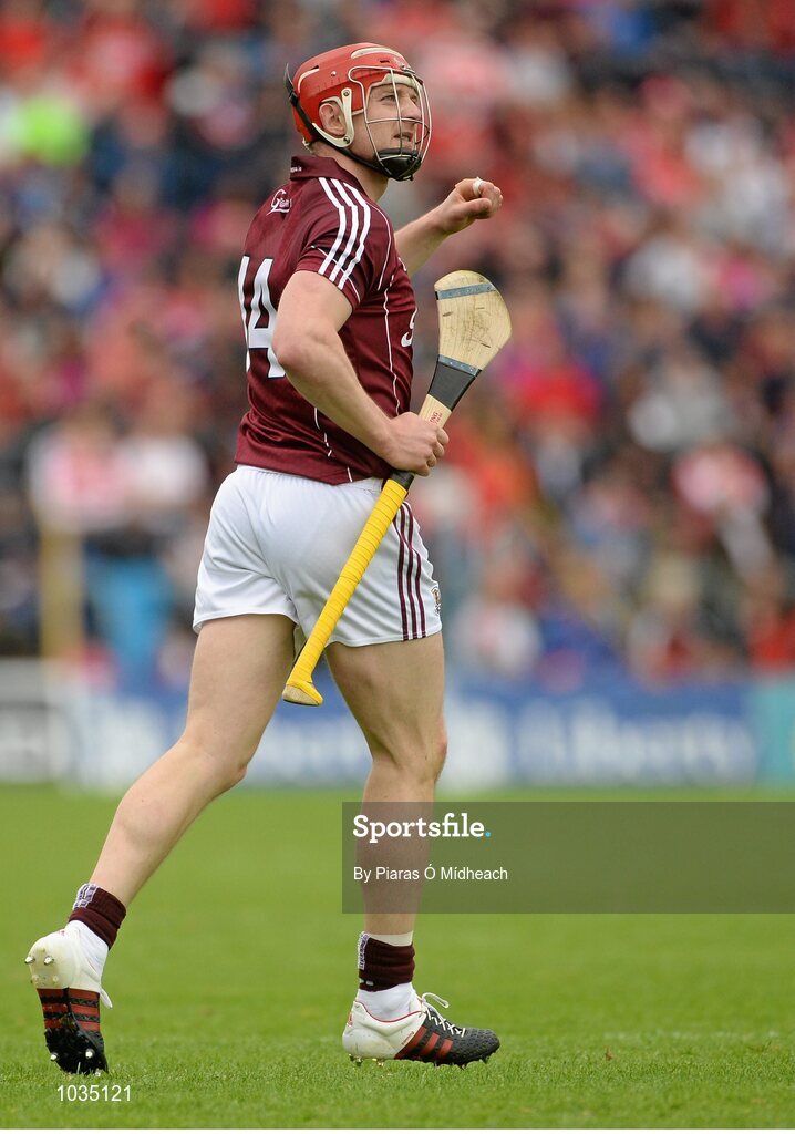 26 July 2015; Joe Canning, Galway. GAA Hurling All-Ireland Senior Championship, Quarter-Final, Galway v Cork. Semple Stadium, Thurles, Co. Tipperary. Picture credit: Piaras Ó Mídheach / SPORTSFILE