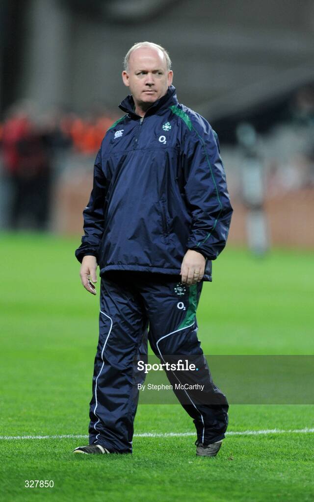 15 November 2008; Ireland head coach Declan Kidney. Guinness Autumn Internationals, Ireland v New Zealand, Croke Park, Dublin. Picture credit: Stephen McCarthy / SPORTSFILE