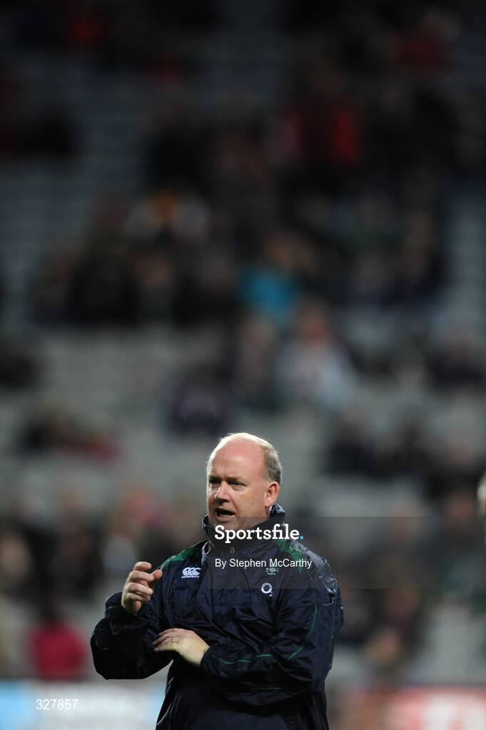 15 November 2008; Ireland head coach Declan Kidney. Guinness Autumn Internationals, Ireland v New Zealand, Croke Park, Dublin. Picture credit: Stephen McCarthy / SPORTSFILE