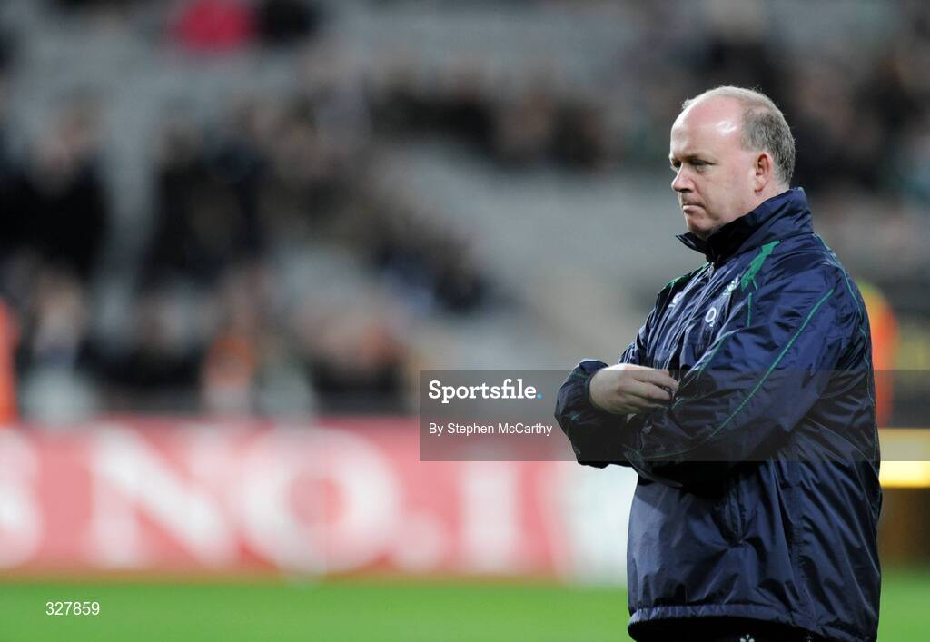 15 November 2008; Ireland head coach Declan Kidney. Guinness Autumn Internationals, Ireland v New Zealand, Croke Park, Dublin. Picture credit: Stephen McCarthy / SPORTSFILE