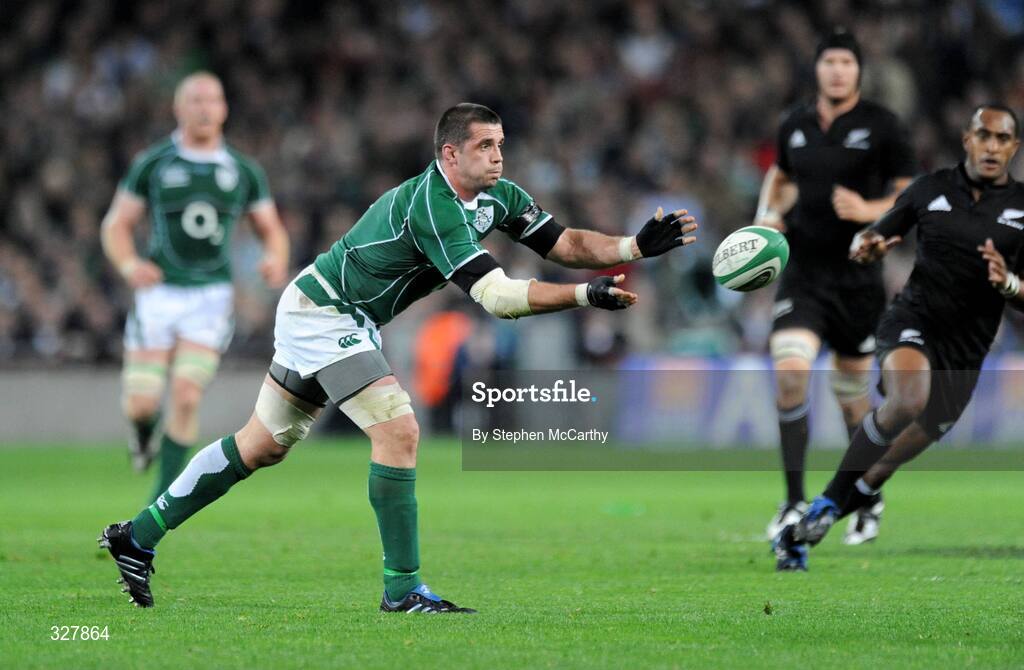 15 November 2008; Ireland flanker Alan Quinlan. Guinness Autumn Internationals, Ireland v New Zealand, Croke Park, Dublin. Picture credit: Stephen McCarthy / SPORTSFILE