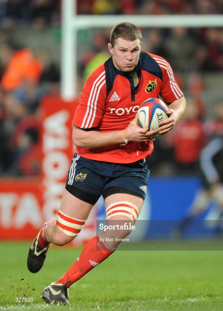 18 November 2008; Donnacha Ryan, Munster, in action against Isaia Toeava, New Zealand. Zurich Challenge Match, Munster v New Zealand, Thomond Park, Limerick. Picture credit: Matt Browne / SPORTSFILE