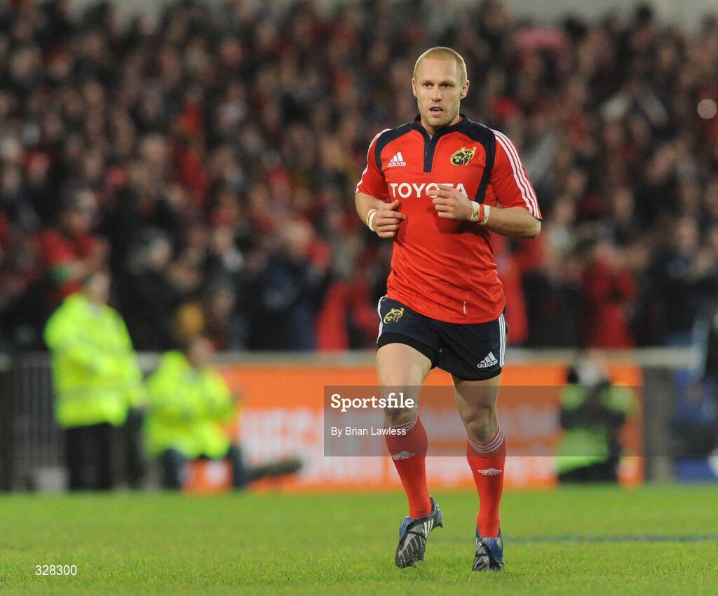 18 November 2008; Munster's Paul Warwick. Zurich Challenge Match, Munster v New Zealand, Thomond Park, Limerick. Picture credit: Brian Lawless / SPORTSFILE