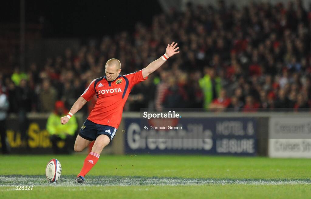 18 November 2008; Munster's Paul Warwick. Zurich Challenge Match, Munster v New Zealand, Thomond Park, Limerick. Picture credit: Diarmuid Greene / SPORTSFILE
