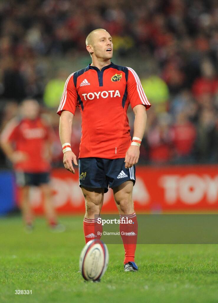 18 November 2008; Munster's Paul Warwick. Zurich Challenge Match, Munster v New Zealand, Thomond Park, Limerick. Picture credit: Diarmuid Greene / SPORTSFILE