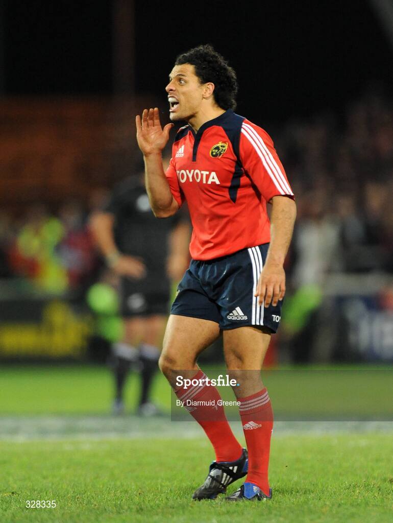 18 November 2008; Munster's Doug Howlett. Zurich Challenge Match, Munster v New Zealand, Thomond Park, Limerick. Picture credit: Diarmuid Greene / SPORTSFILE