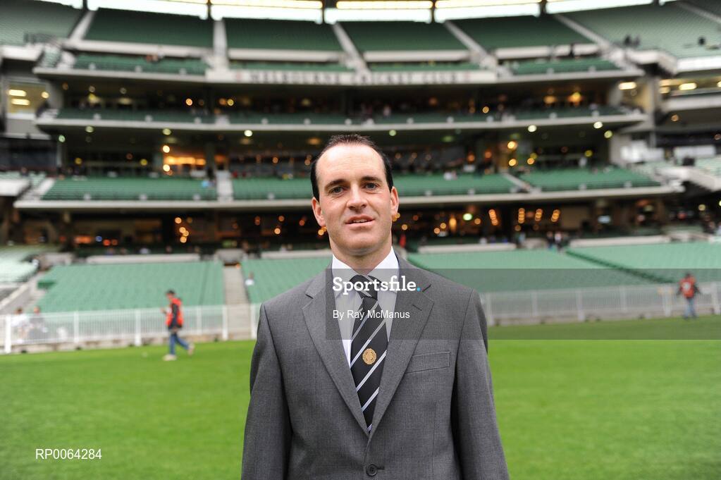 31 October 2008; Linesman David Coldrick ahead of the game. Toyota International Rules Series, Australia v Ireland, Melbourne Cricket Ground, Melbourne, Australia. Picture credit: Ray McManus / SPORTSFILE